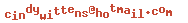 e-mailadres